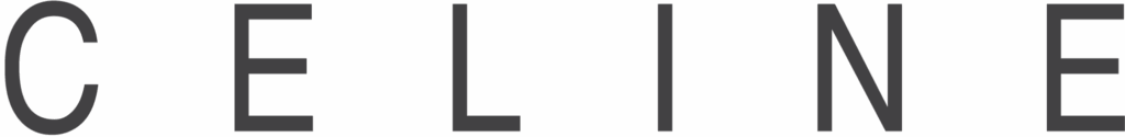 CELINE logo in minimalist black sans-serif font